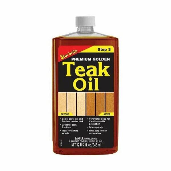 Brite Star OIL TEAK PREM GOLD QT 85132